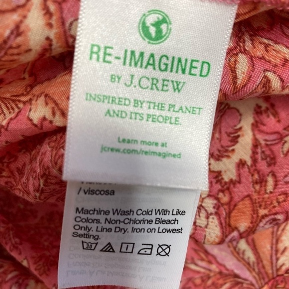 J. Crew Floral Voile Smocked Top - Picture 9 of 9